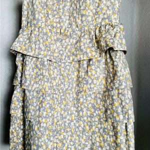 J.CREW Tiered Strapless Dress